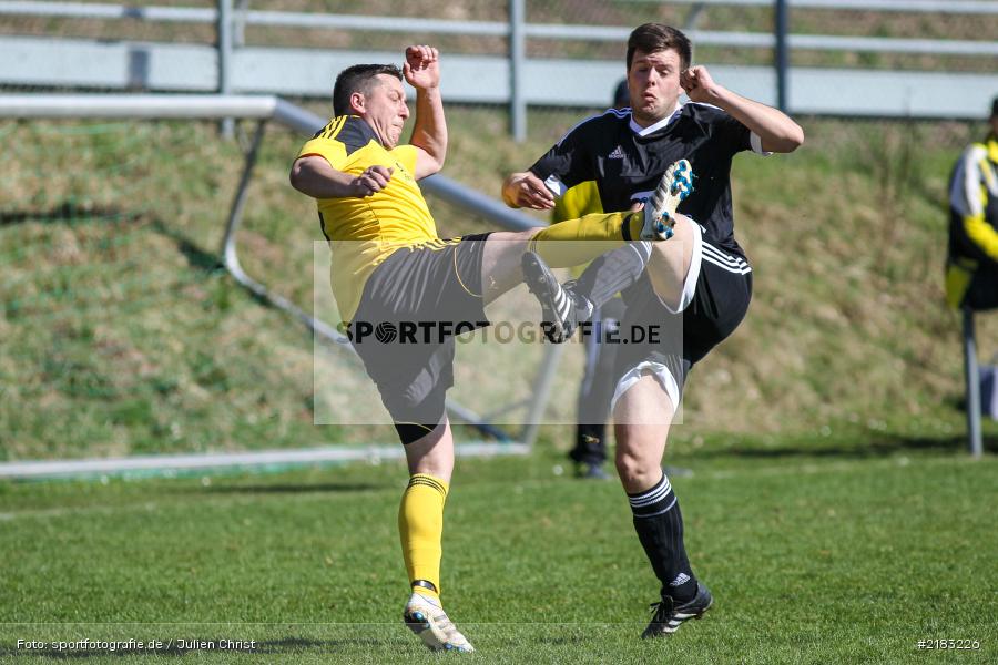 Andre Deusinger, Lukas Hartmann, 26.03.2017, Kreisklasse Würzburg, FC Karsbach, BSC Aura - Bild-ID: 2183226