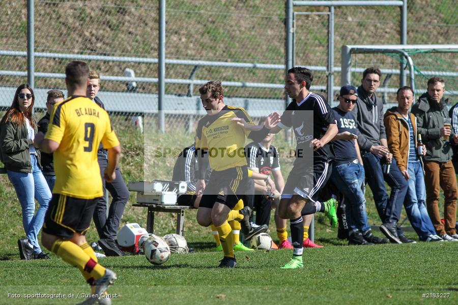 Timo Rützel, Sebastian Voicila, 26.03.2017, Kreisklasse Würzburg, FC Karsbach, BSC Aura - Bild-ID: 2183227