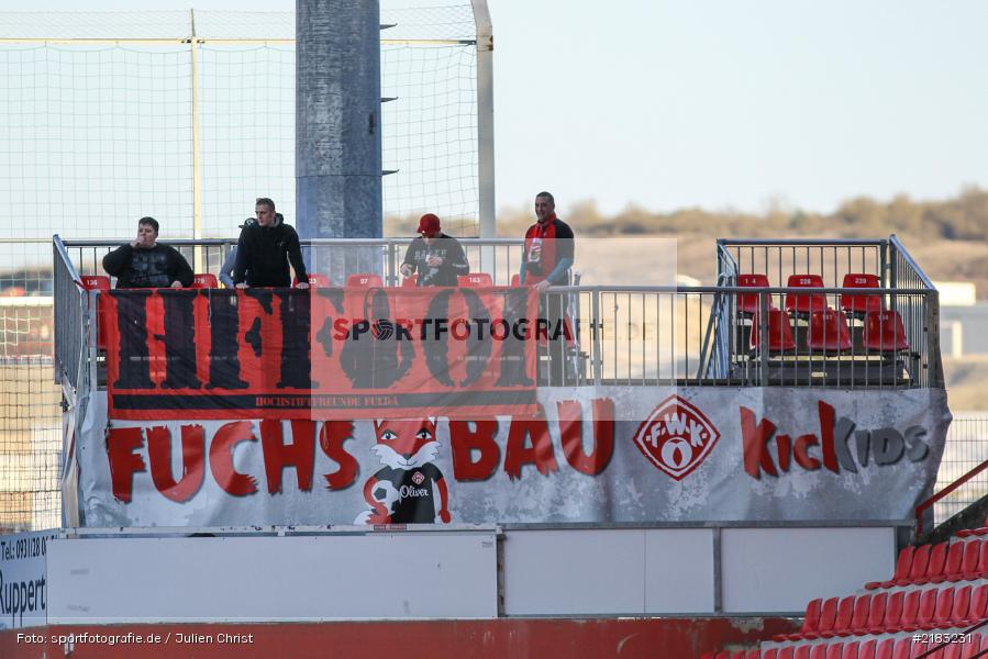 Borussia Fans, 28.03.2017, flyeralarm Arena, Testspiel, Borussia Fulda, FC Würzbruger Kickers - Bild-ID: 2183231