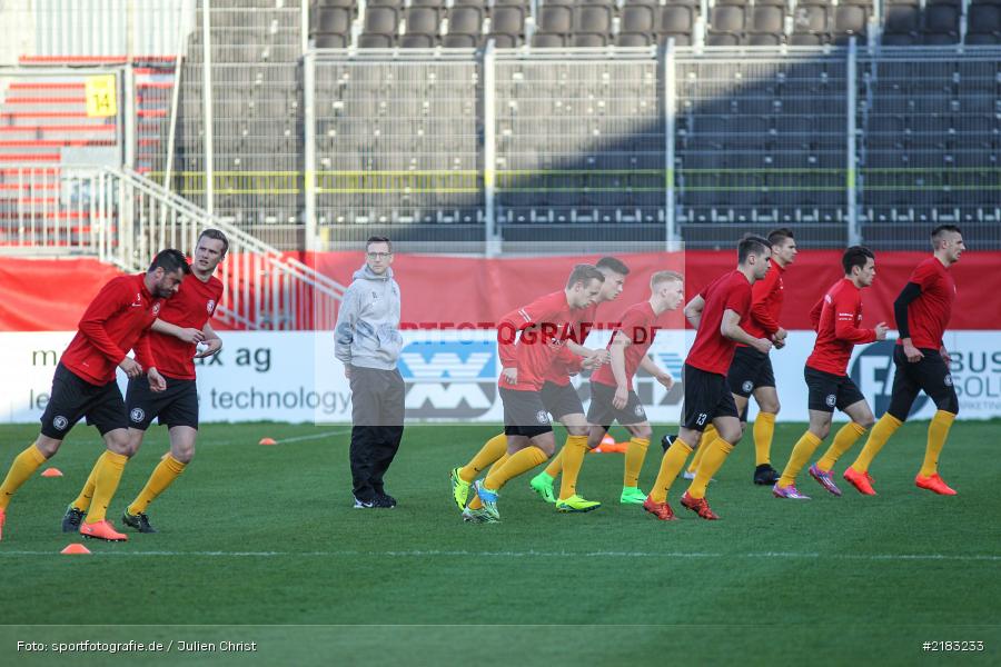 Dennis Leinweber, 28.03.2017, flyeralarm Arena, Testspiel, Borussia Fulda, FC Würzbruger Kickers - Bild-ID: 2183233