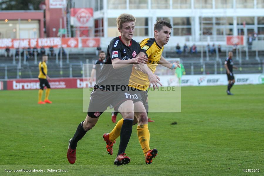 Sebastian Ernst, Mark Niklas Jaksch, 28.03.2017, flyeralarm Arena, Testspiel, Borussia Fulda, FC Würzbruger Kickers - Bild-ID: 2183245
