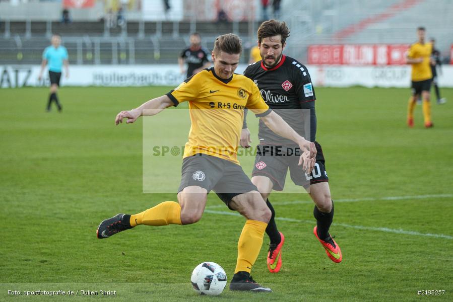 Matija Poredski, Daniel Nagy, 28.03.2017, flyeralarm Arena, Testspiel, Borussia Fulda, FC Würzbruger Kickers - Bild-ID: 2183257