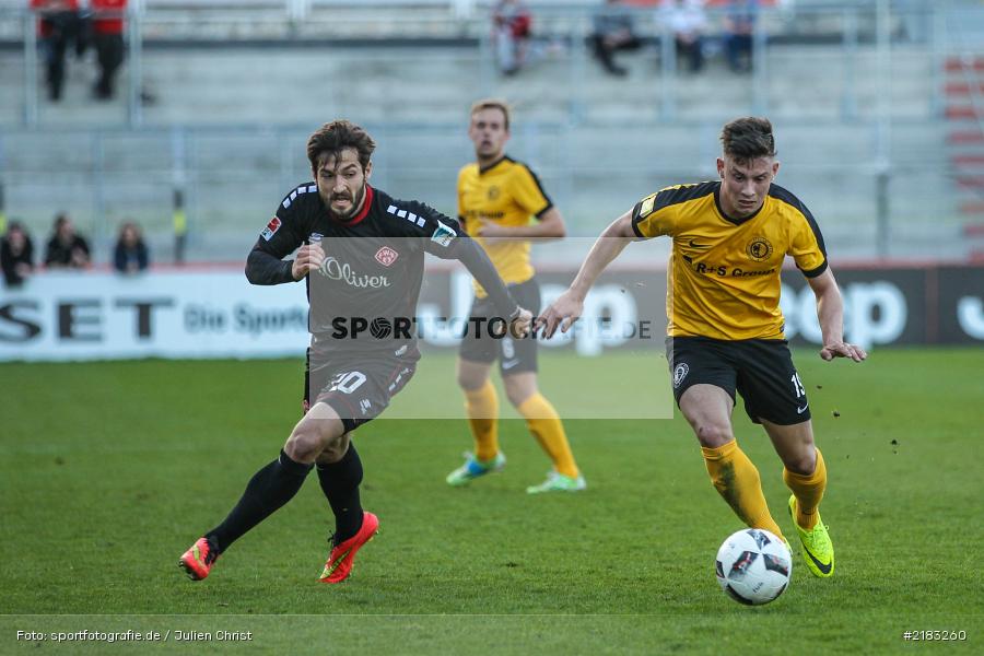 Daniel Nagy, Patrise Gjocaj, 28.03.2017, flyeralarm Arena, Testspiel, Borussia Fulda, FC Würzbruger Kickers - Bild-ID: 2183260