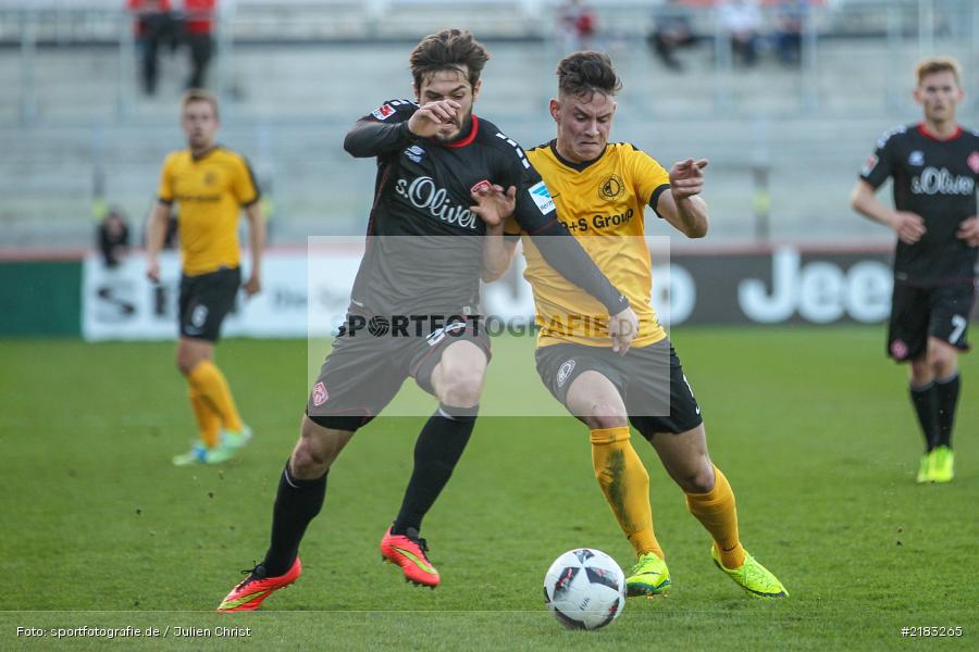 Daniel Nagy, Patrise Gjocaj, 28.03.2017, flyeralarm Arena, Testspiel, Borussia Fulda, FC Würzbruger Kickers - Bild-ID: 2183265