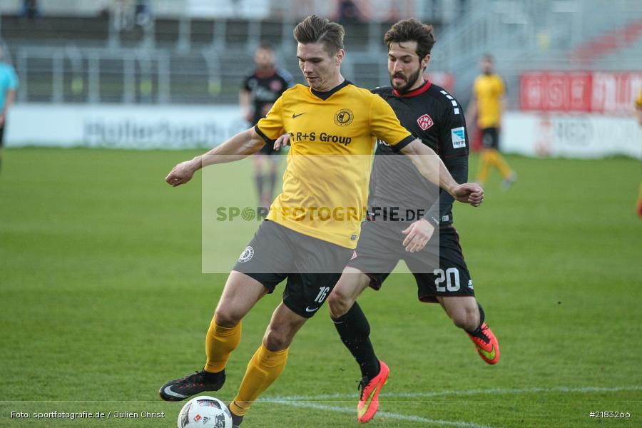 Daniel Nagy, Matija Poredski, 28.03.2017, flyeralarm Arena, Testspiel, Borussia Fulda, FC Würzbruger Kickers - Bild-ID: 2183266