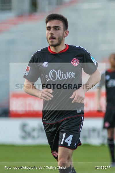 Joannis Karsanidis, 28.03.2017, flyeralarm Arena, Testspiel, Borussia Fulda, FC Würzbruger Kickers - Bild-ID: 2183279