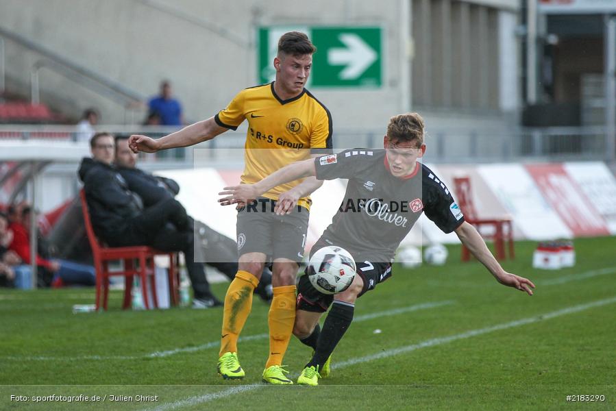 Felix Müller, Patrise Gjocaj, 28.03.2017, flyeralarm Arena, Testspiel, Borussia Fulda, FC Würzbruger Kickers - Bild-ID: 2183290