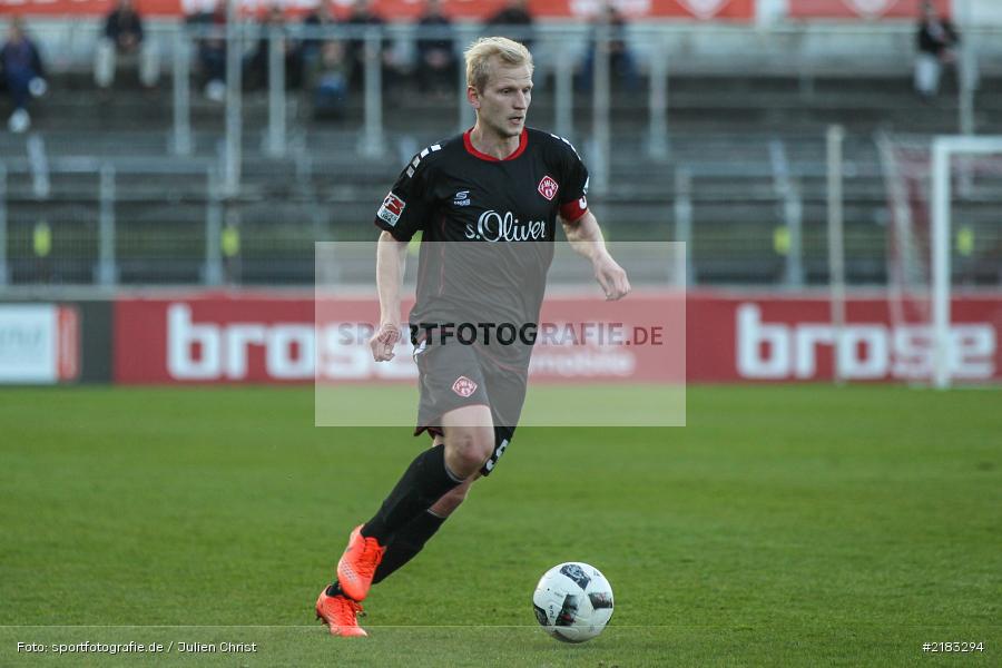 Clemens Schoppenhauer, 28.03.2017, flyeralarm Arena, Testspiel, Borussia Fulda, FC Würzbruger Kickers - Bild-ID: 2183294