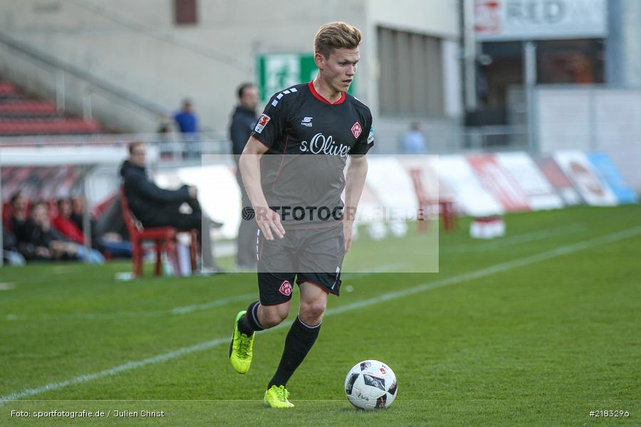 Felix Müller, 28.03.2017, flyeralarm Arena, Testspiel, Borussia Fulda, FC Würzbruger Kickers - Bild-ID: 2183296