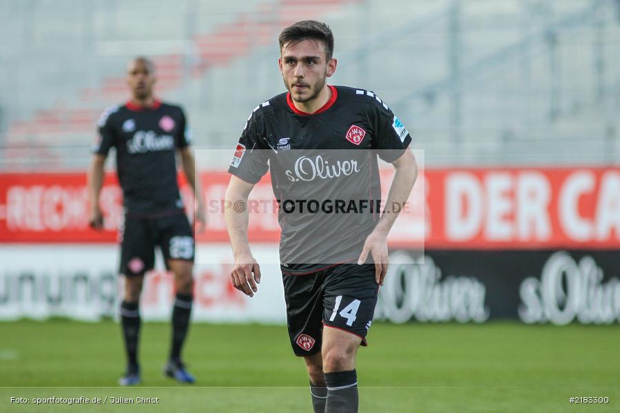Joannis Karsanidis, 28.03.2017, flyeralarm Arena, Testspiel, Borussia Fulda, FC Würzbruger Kickers - Bild-ID: 2183300