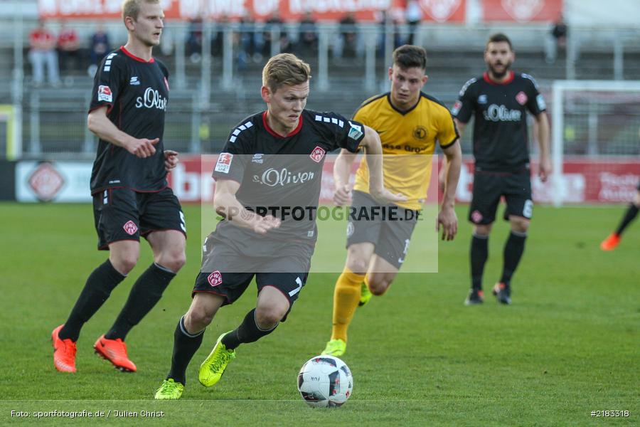 Felix Müller, 28.03.2017, flyeralarm Arena, Testspiel, Borussia Fulda, FC Würzbruger Kickers - Bild-ID: 2183318
