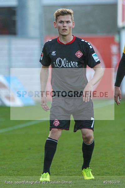 Felix Müller, 28.03.2017, flyeralarm Arena, Testspiel, Borussia Fulda, FC Würzbruger Kickers - Bild-ID: 2183319