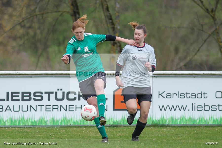 Pia Gehrsitz, Selina Thomas, 02.04.2017, Kreisliga Frauen, TSV Nüdlingen, FV Karlstadt - Bild-ID: 2183471 Pia Gehrsitz, Selina Thomas, 02.04.2017, Kreisliga Frauen, TSV Nüdlingen, FV Karlstadt - Bild-ID: 2183471