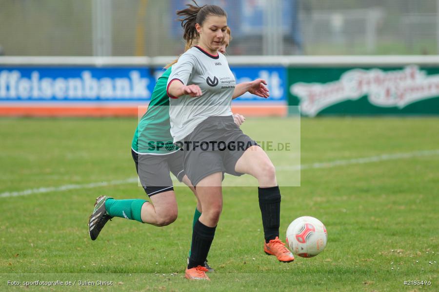 Chiara Thomas, Pia Gehrsitz, 02.04.2017, Kreisliga Frauen, TSV Nüdlingen, FV Karlstadt - Bild-ID: 2183496