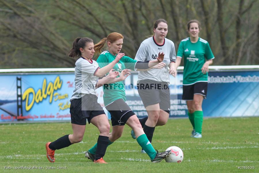 Chiara Thomas, Pia Gehrsitz, 02.04.2017, Kreisliga Frauen, TSV Nüdlingen, FV Karlstadt - Bild-ID: 2183500