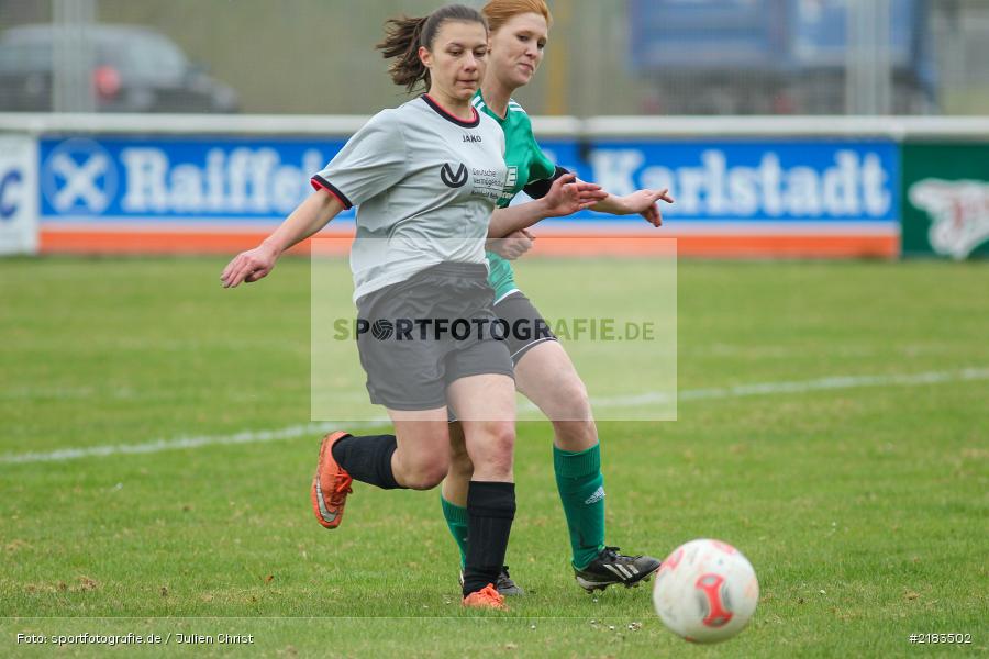 Chiara Thomas, Pia Gehrsitz, 02.04.2017, Kreisliga Frauen, TSV Nüdlingen, FV Karlstadt - Bild-ID: 2183502