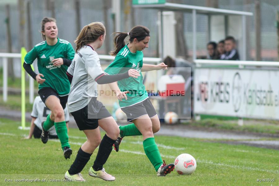 Julia Vogel, 02.04.2017, Kreisliga Frauen, TSV Nüdlingen, FV Karlstadt - Bild-ID: 2183505