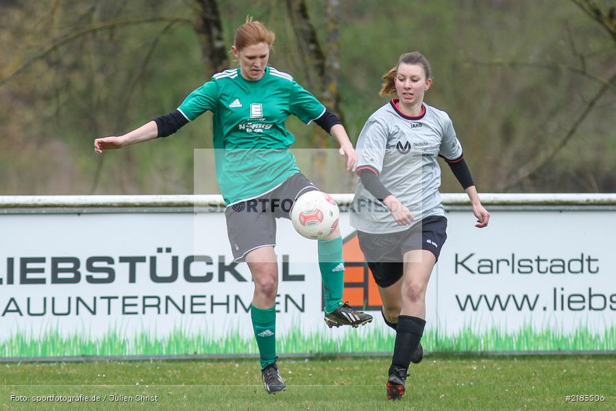 Pia Gehrsitz, Selina Thomas, 02.04.2017, Kreisliga Frauen, TSV Nüdlingen, FV Karlstadt - Bild-ID: 2183506 Pia Gehrsitz, Selina Thomas, 02.04.2017, Kreisliga Frauen, TSV Nüdlingen, FV Karlstadt - Bild-ID: 2183506