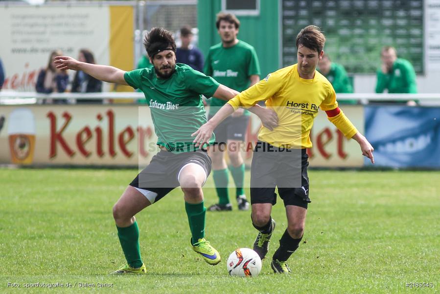 Felix Heppenstiel, Gökhan Balaban, 02.04.2017, A-Klasse Würzburg, FV Maintal 06 e.V., FV Karlstadt II - Bild-ID: 2183543