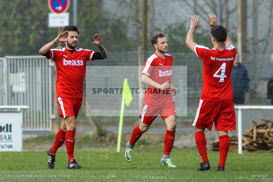 Patrick Geiger, 02.04.2017, Fussball, Bezirksliga Unterfranken West, TuS Frammersbach, FV Karlstadt - Bild-ID: 2183613 Patrick Geiger, 02.04.2017, Fussball, Bezirksliga Unterfranken West, TuS Frammersbach, FV Karlstadt - Bild-ID: 2183613