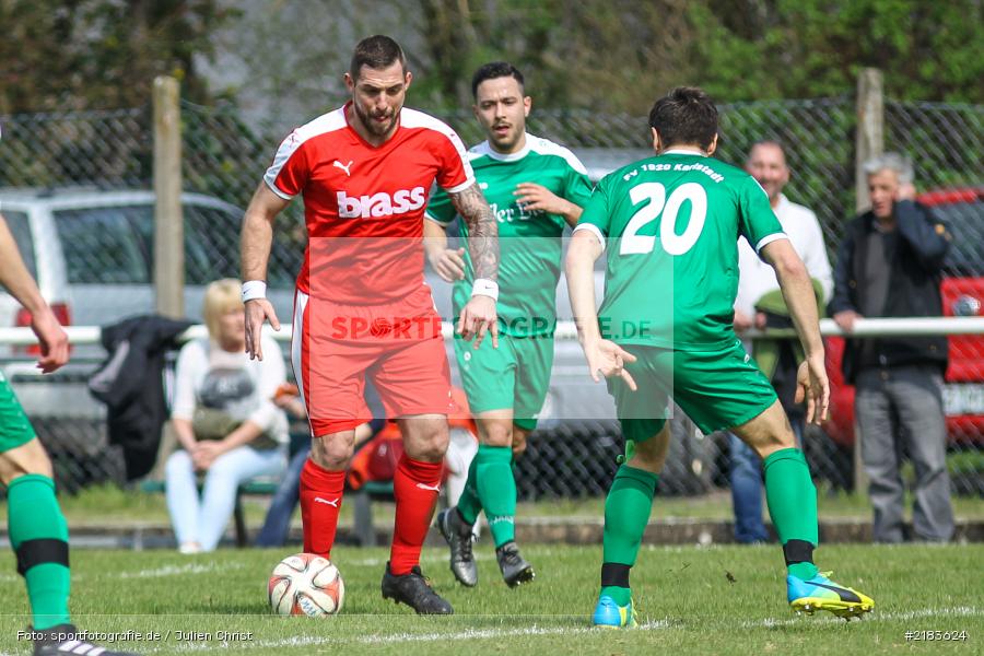 Marco Trapp, Felix Walter, 02.04.2017, Fussball, Bezirksliga Unterfranken West, TuS Frammersbach, FV Karlstadt - Bild-ID: 2183624 Marco Trapp, Felix Walter, 02.04.2017, Fussball, Bezirksliga Unterfranken West, TuS Frammersbach, FV Karlstadt - Bild-ID: 2183624