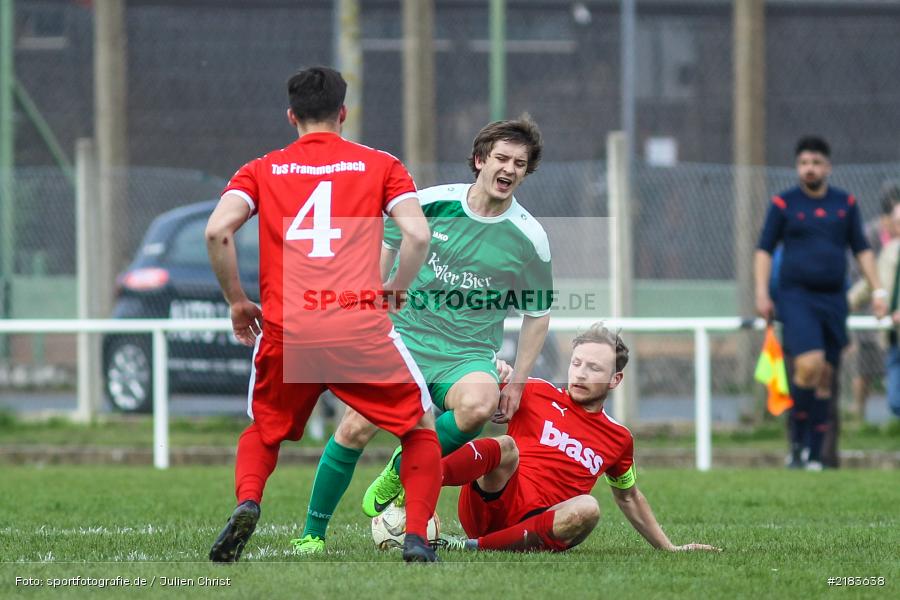 Nico Franz, Markus Mjalov, 02.04.2017, Fussball, Bezirksliga Unterfranken West, TuS Frammersbach, FV Karlstadt - Bild-ID: 2183638 Nico Franz, Markus Mjalov, 02.04.2017, Fussball, Bezirksliga Unterfranken West, TuS Frammersbach, FV Karlstadt - Bild-ID: 2183638
