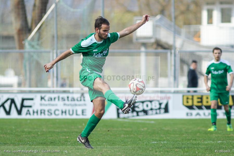 William Vielwerth, 02.04.2017, Fussball, Bezirksliga Unterfranken West, TuS Frammersbach, FV Karlstadt - Bild-ID: 2183640 William Vielwerth, 02.04.2017, Fussball, Bezirksliga Unterfranken West, TuS Frammersbach, FV Karlstadt - Bild-ID: 2183640