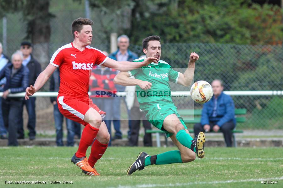 Dominik Lambrecht, Steven Summa, 02.04.2017, Fussball, Bezirksliga Unterfranken West, TuS Frammersbach, FV Karlstadt - Bild-ID: 2183641 Dominik Lambrecht, Steven Summa, 02.04.2017, Fussball, Bezirksliga Unterfranken West, TuS Frammersbach, FV Karlstadt - Bild-ID: 2183641