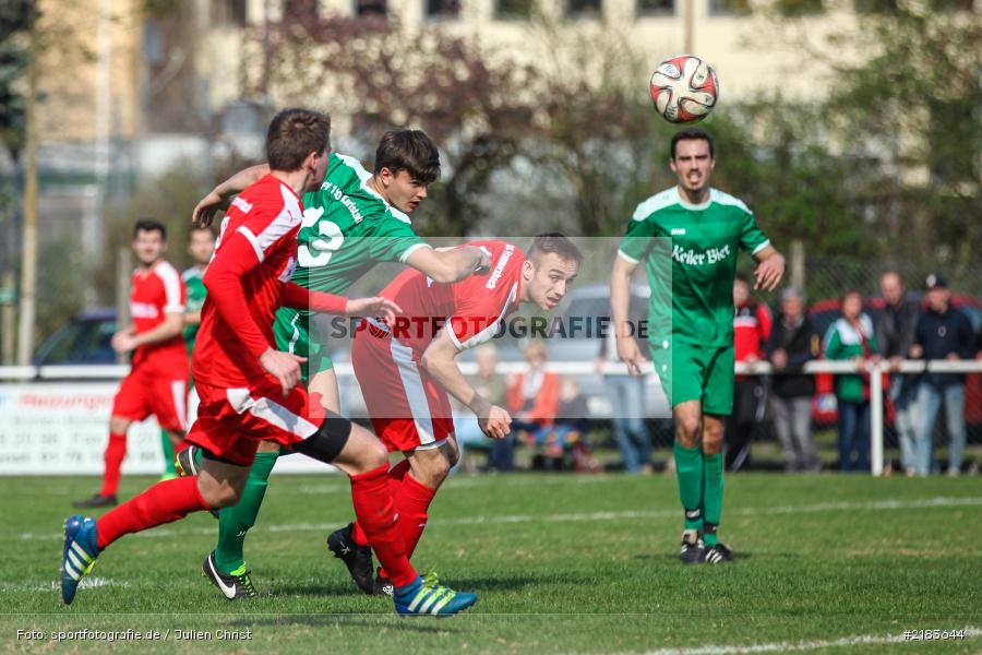 Karsten Fehr, Johannes Schreiner, 02.04.2017, Fussball, Bezirksliga Unterfranken West, TuS Frammersbach, FV Karlstadt - Bild-ID: 2183644 Karsten Fehr, Johannes Schreiner, 02.04.2017, Fussball, Bezirksliga Unterfranken West, TuS Frammersbach, FV Karlstadt - Bild-ID: 2183644