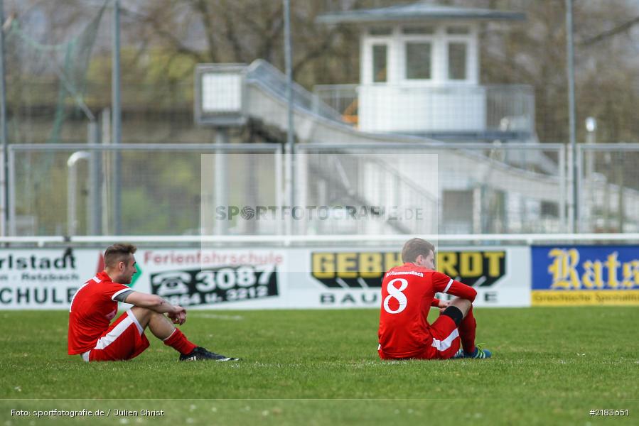 02.04.2017, Fussball, Bezirksliga Unterfranken West, TuS Frammersbach, FV Karlstadt - Bild-ID: 2183651 02.04.2017, Fussball, Bezirksliga Unterfranken West, TuS Frammersbach, FV Karlstadt - Bild-ID: 2183651