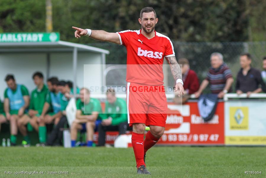 Marco Trapp, 02.04.2017, Fussball, Bezirksliga Unterfranken West, TuS Frammersbach, FV Karlstadt - Bild-ID: 2183654