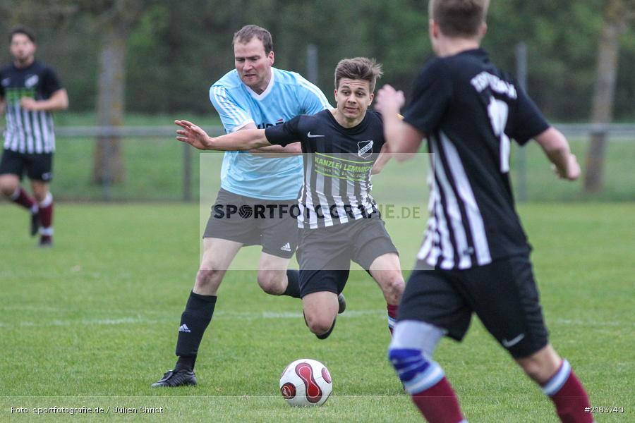 Dominik Hehrlein, Stefan Straub, 05.04.2017, Kreisliga Würzburg, SV Altfeld, TSV Retzbach - Bild-ID: 2183740