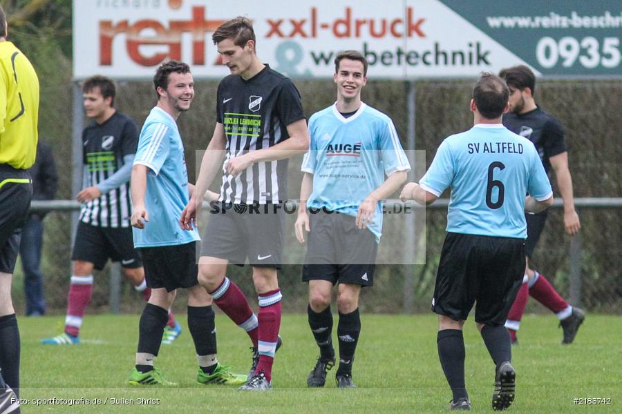 Christoph Kaufmann, Michael Eitel, 05.04.2017, Kreisliga Würzburg, SV Altfeld, TSV Retzbach - Bild-ID: 2183742