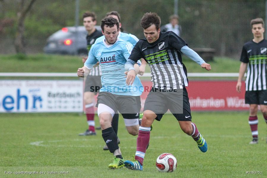 Christoph Kaufmann, Andreas Köhler, 05.04.2017, Kreisliga Würzburg, SV Altfeld, TSV Retzbach - Bild-ID: 2183752 Christoph Kaufmann, Andreas Köhler, 05.04.2017, Kreisliga Würzburg, SV Altfeld, TSV Retzbach - Bild-ID: 2183752