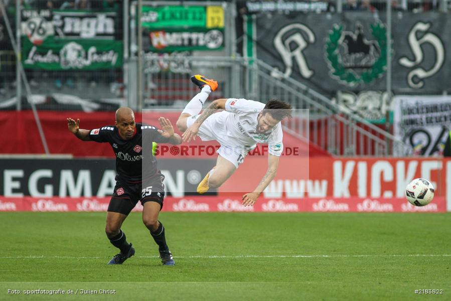 Martin Harnik, David Pisot, 07.04.2017, Fussball, 2. Bundesliga, Hannover 96, FC Würzburger Kickers - Bild-ID: 2183822 Martin Harnik, David Pisot, 07.04.2017, Fussball, 2. Bundesliga, Hannover 96, FC Würzburger Kickers - Bild-ID: 2183822