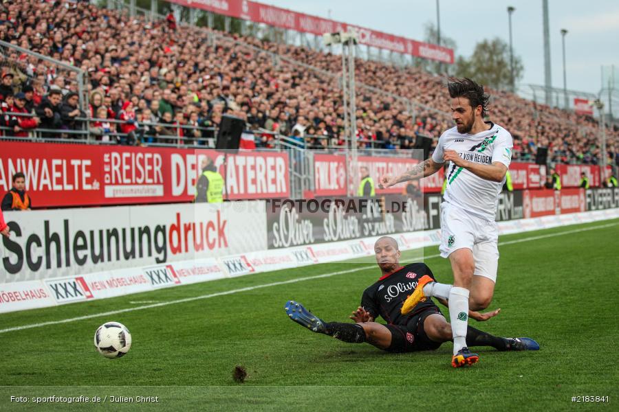 David Pisot, Martin Harnik, 07.04.2017, Fussball, 2. Bundesliga, Hannover 96, FC Würzburger Kickers - Bild-ID: 2183841 David Pisot, Martin Harnik, 07.04.2017, Fussball, 2. Bundesliga, Hannover 96, FC Würzburger Kickers - Bild-ID: 2183841