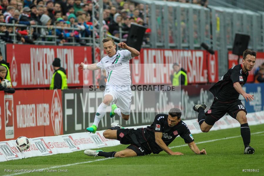 Uffe Bech, Lukas Fröde, 07.04.2017, Fussball, 2. Bundesliga, Hannover 96, FC Würzburger Kickers - Bild-ID: 2183862 Uffe Bech, Lukas Fröde, 07.04.2017, Fussball, 2. Bundesliga, Hannover 96, FC Würzburger Kickers - Bild-ID: 2183862