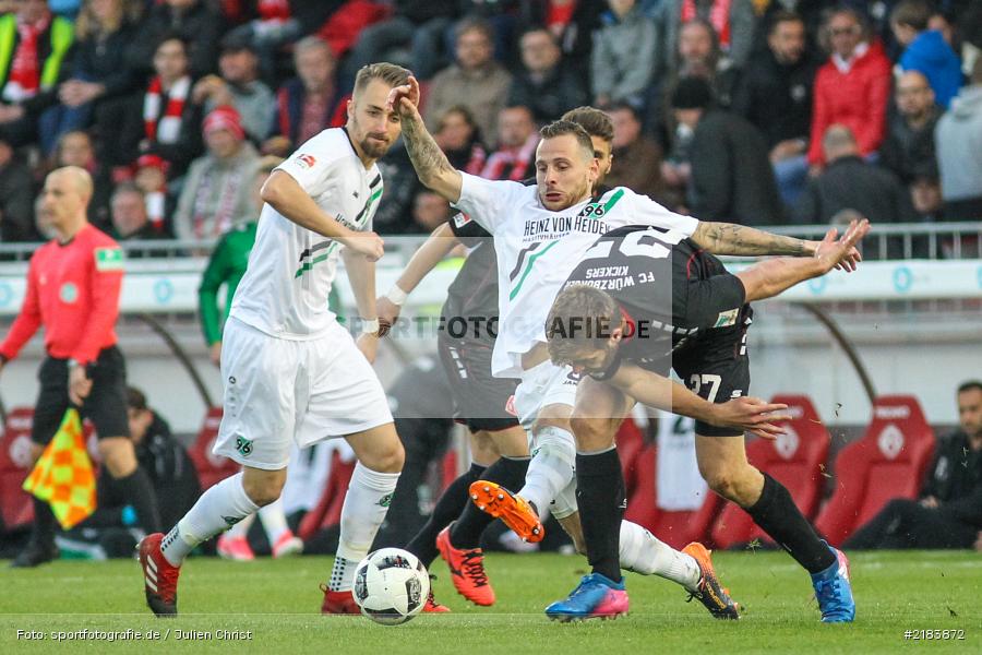07.04.2017, Fussball, 2. Bundesliga, Hannover 96, FC Würzburger Kickers - Bild-ID: 2183872 07.04.2017, Fussball, 2. Bundesliga, Hannover 96, FC Würzburger Kickers - Bild-ID: 2183872