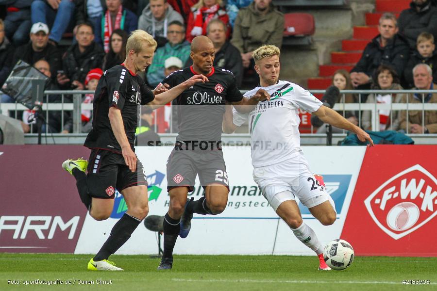 07.04.2017, Fussball, 2. Bundesliga, Hannover 96, FC Würzburger Kickers - Bild-ID: 2183903 07.04.2017, Fussball, 2. Bundesliga, Hannover 96, FC Würzburger Kickers - Bild-ID: 2183903