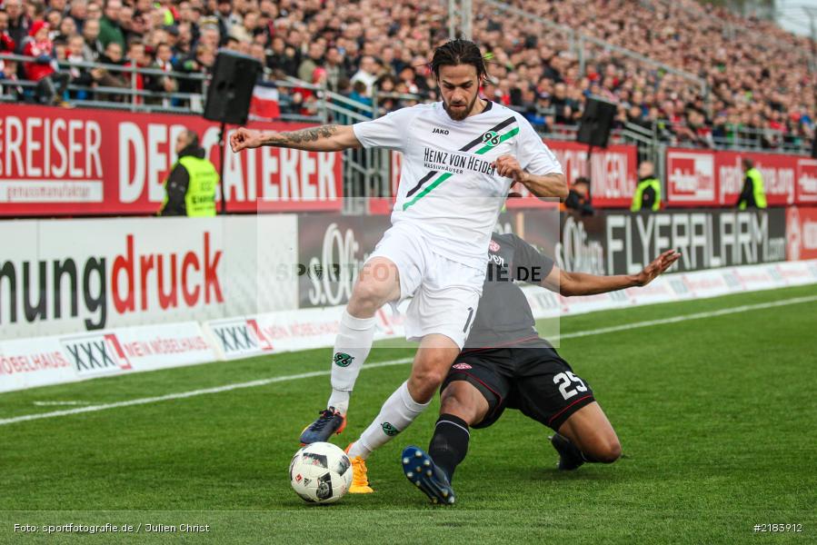 07.04.2017, Fussball, 2. Bundesliga, Hannover 96, FC Würzburger Kickers - Bild-ID: 2183912