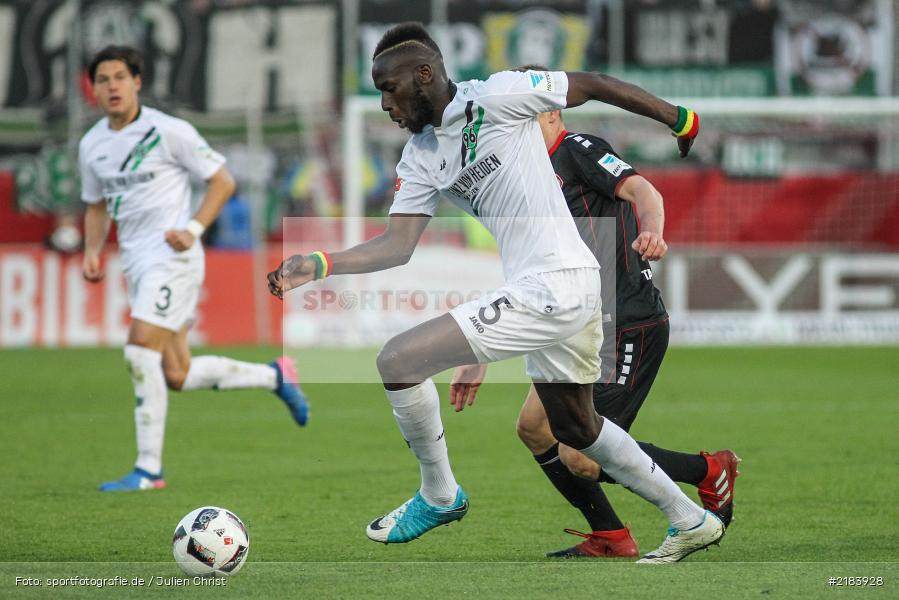 Salif Sané, 07.04.2017, Fussball, 2. Bundesliga, Hannover 96, FC Würzburger Kickers - Bild-ID: 2183928 Salif Sané, 07.04.2017, Fussball, 2. Bundesliga, Hannover 96, FC Würzburger Kickers - Bild-ID: 2183928