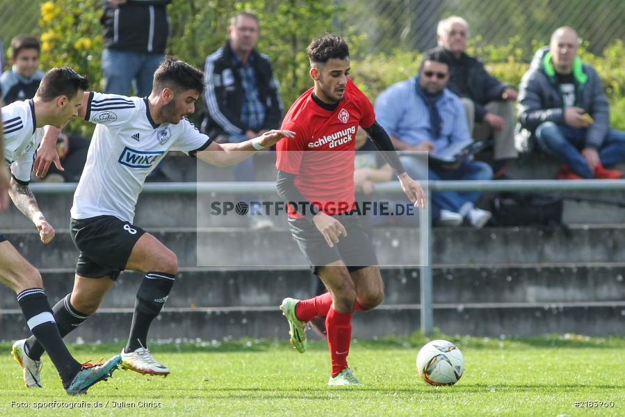 08.04.2017, Bayernliga Nord, SV Erlenbach/Main, FC Würzburger Kickers II - Bild-ID: 2183960