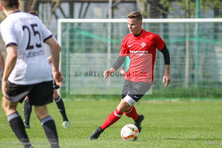 Leon Volz, 08.04.2017, Bayernliga Nord, SV Erlenbach/Main, FC Würzburger Kickers II - Bild-ID: 2183961