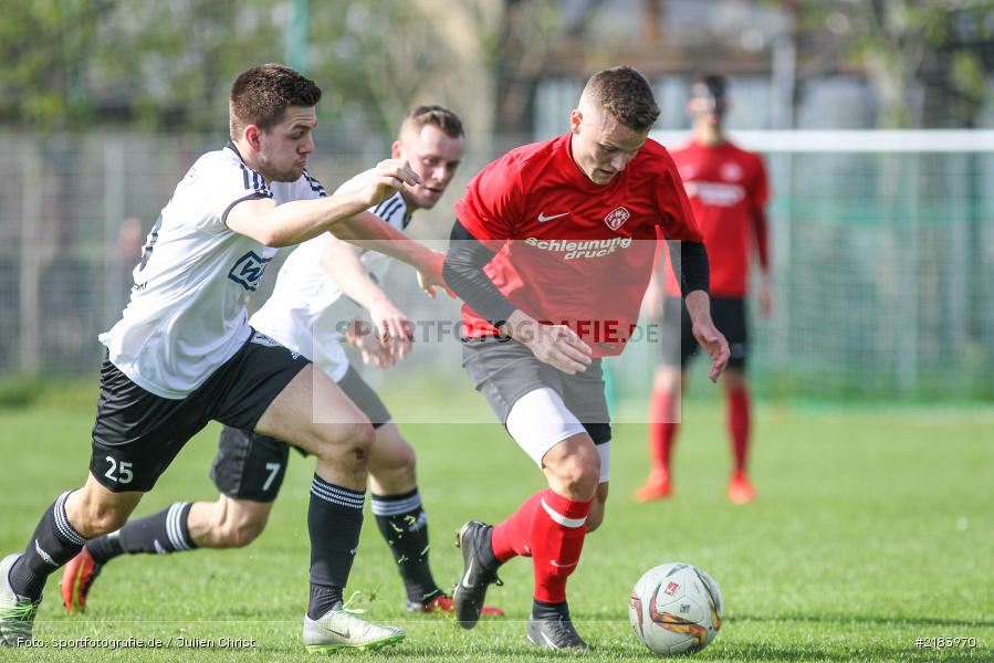 Leon Volz, Marcel Fleckenstein, 08.04.2017, Bayernliga Nord, SV Erlenbach/Main, FC Würzburger Kickers II - Bild-ID: 2183970