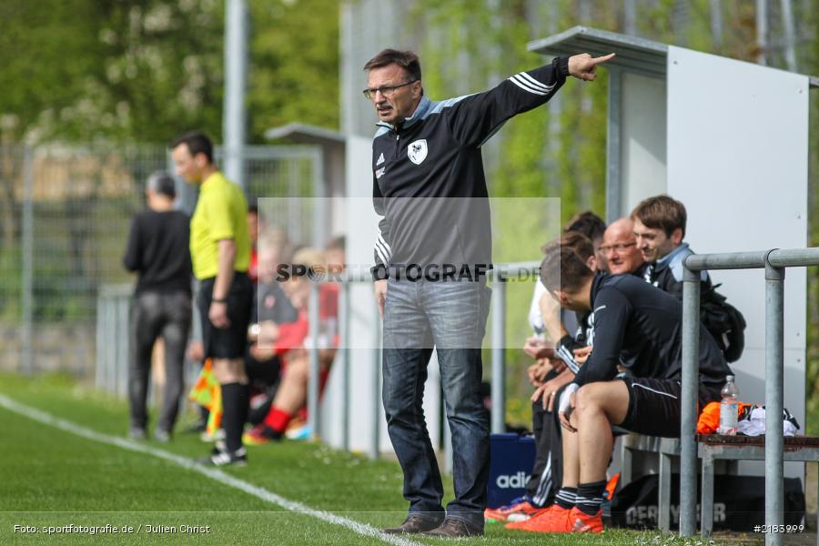 Hartmut Heinrich, 08.04.2017, Bayernliga Nord, SV Erlenbach/Main, FC Würzburger Kickers II - Bild-ID: 2183999