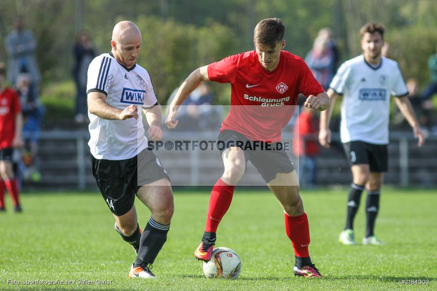 08.04.2017, Bayernliga Nord, SV Erlenbach/Main, FC Würzburger Kickers II - Bild-ID: 2184002