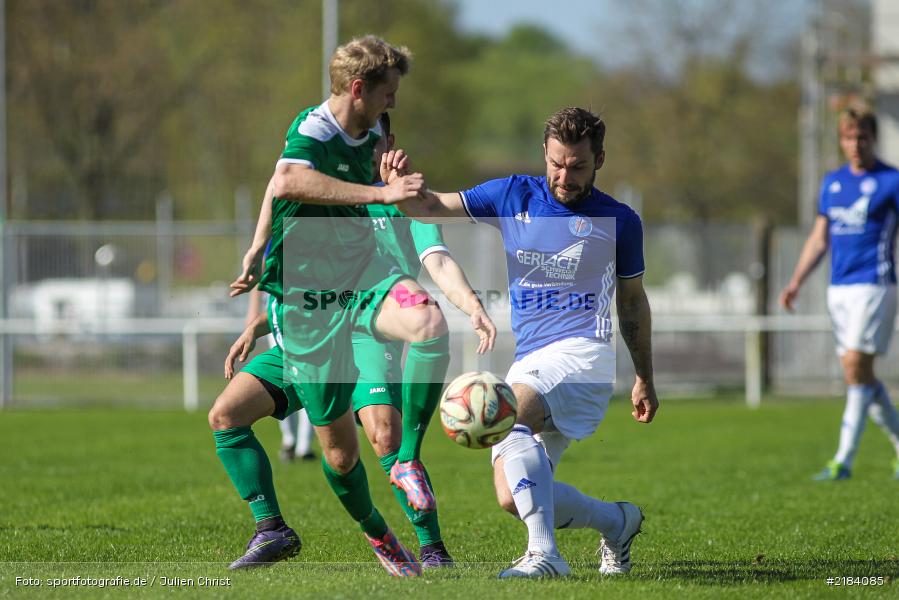 Felix Strohmenger, Steffen Bachmann, 09.04.2017, Bezirksliga Unterfranken, TSV Heimbuchenthal, FV Karlstadt - Bild-ID: 2184085