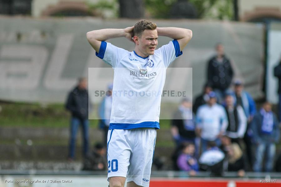 Marc Hänschke, 13.04.2017, Würzburg, Bayernliga Nord, SV Viktoria Aschaffenburg, Würzburger FV - Bild-ID: 2184197