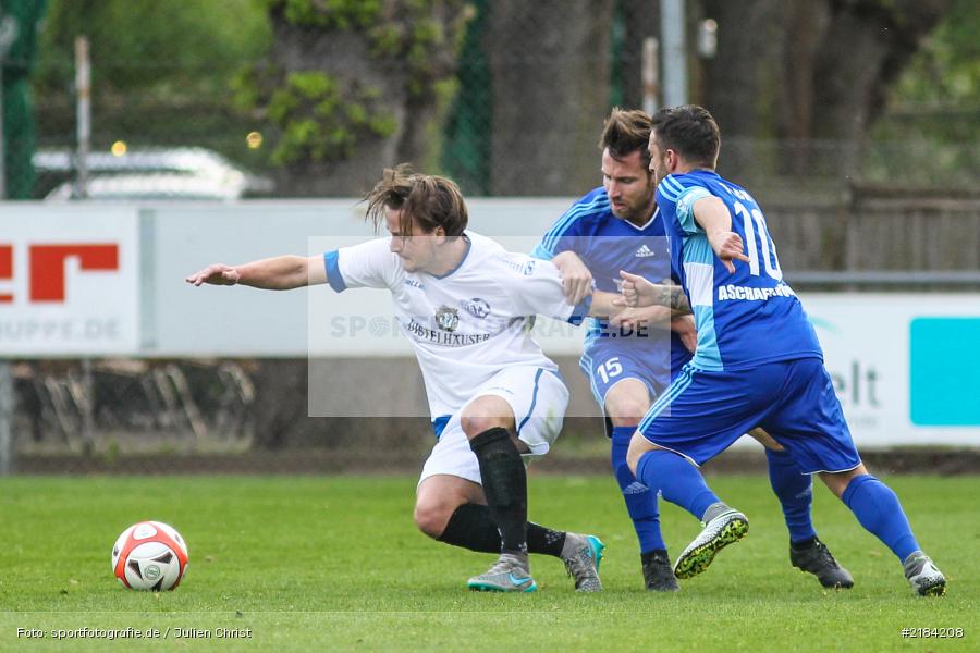 Daniele Toch, Kevin Wittke, Sebastian Götz, 13.04.2017, Würzburg, Bayernliga Nord, SV Viktoria Aschaffenburg, Würzburger FV - Bild-ID: 2184208