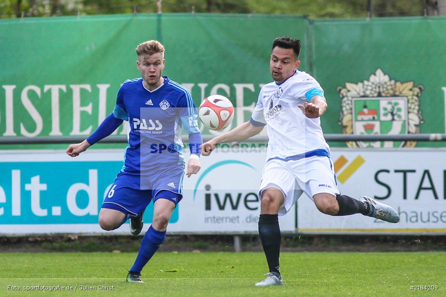 Roberto Desch, Andreas Ganzinger, 13.04.2017, Würzburg, Bayernliga Nord, SV Viktoria Aschaffenburg, Würzburger FV - Bild-ID: 2184209